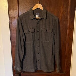 Patagonia Men's Flannel Shirt - Charcoal, Medium